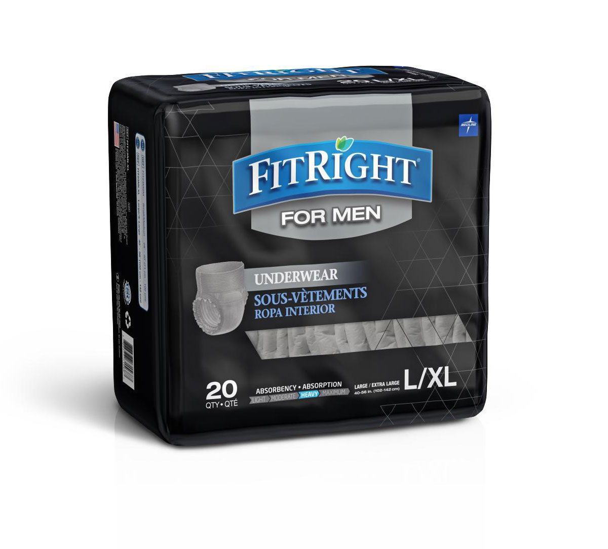 FitRight® Super Adult Incontinence Underwear - Heavy Absorbency