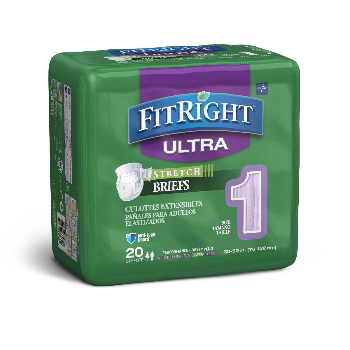 Medline FitRight Bladder Control Pads Moderate